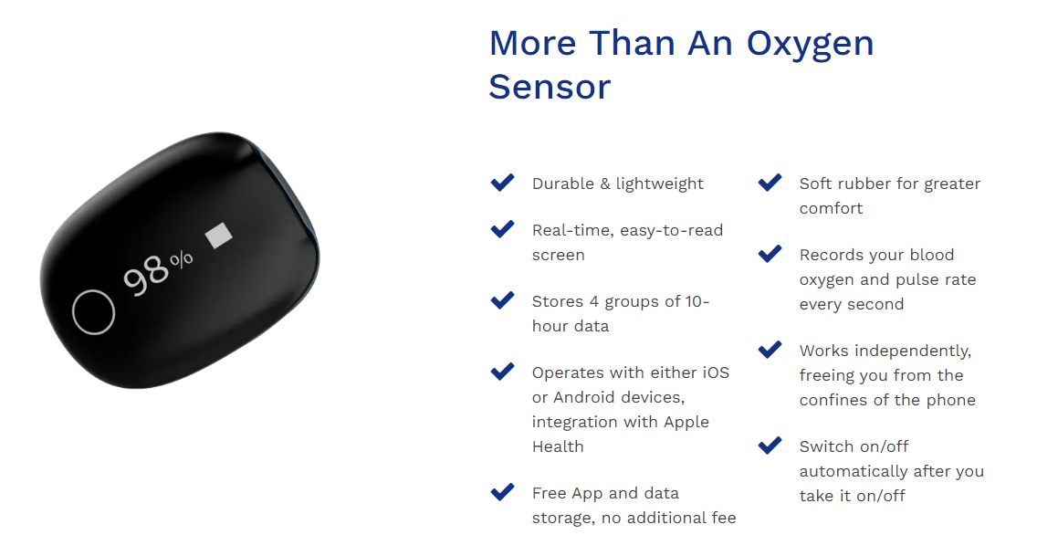 Wellue™ Wearable Wellness Ring & Oxygen Monitor-Sleep with Peace of Mind